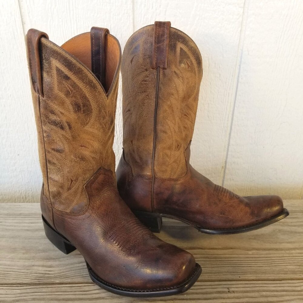Moonshine Spirit Kelsey Mens Brown Leather Cowboy Western Boots 10 D BMSSP23L1-2